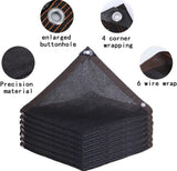 15m x 2m Fence Windscreen Privacy Screen Shade Cover Black Fabric Mesh Garden - 45-Degree Angle