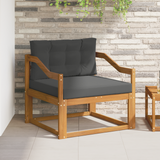 Outdoor Middle Sofa Natural - Front View