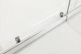 Adjustable 1400x800mm Single Door Corner Sliding Glass Shower Screen in Chrome - Close-Up Angle