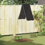 Rabbit Cage Silver 100 x 100 x 210 cm Galvanised Steel - Top-Down View