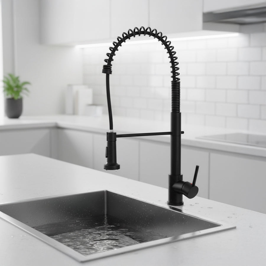 Basin Mixer Pull-Out Kitchen Tap Faucet Laundry Sink