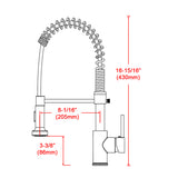 Basin Mixer Tap Faucet w/Extend -Kitchen Laundry Sink - Rear View