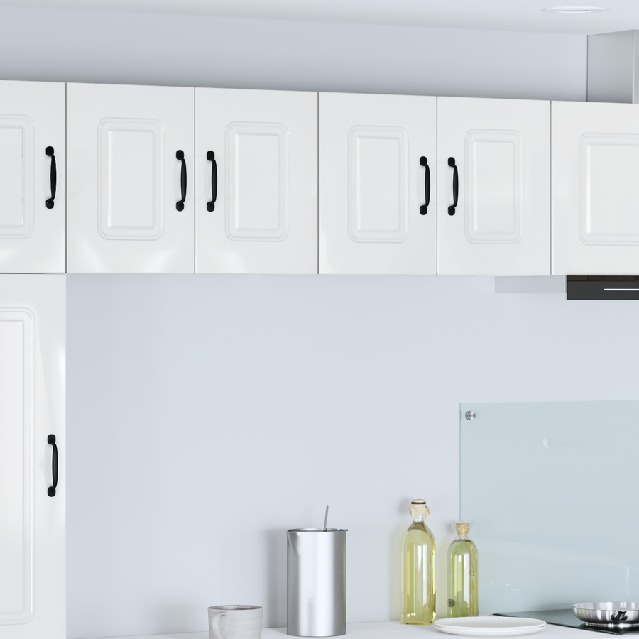 Dishwasher Panel Kalmar 2 pcs High Gloss White Engineered Wood