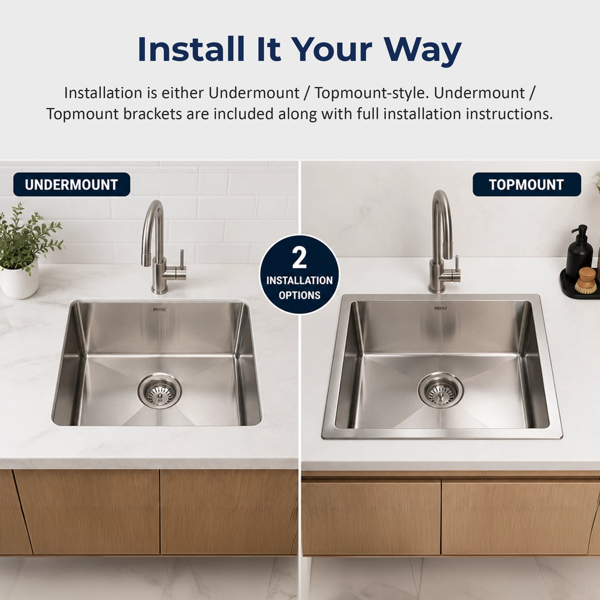 Stainless Steel Sink - 510 x 450mm