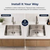 Stainless Steel Sink - 510 x 450mm - 45-Degree Angle