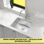 Stainless Steel Sink - 600 x 450mm