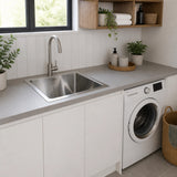 Stainless Steel Sink - 450 x 450mm - Side View