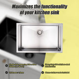 Stainless Steel Sink - 700 x 450mm - Side View