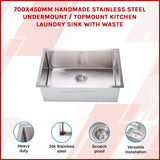 Stainless Steel Sink - 700 x 450mm