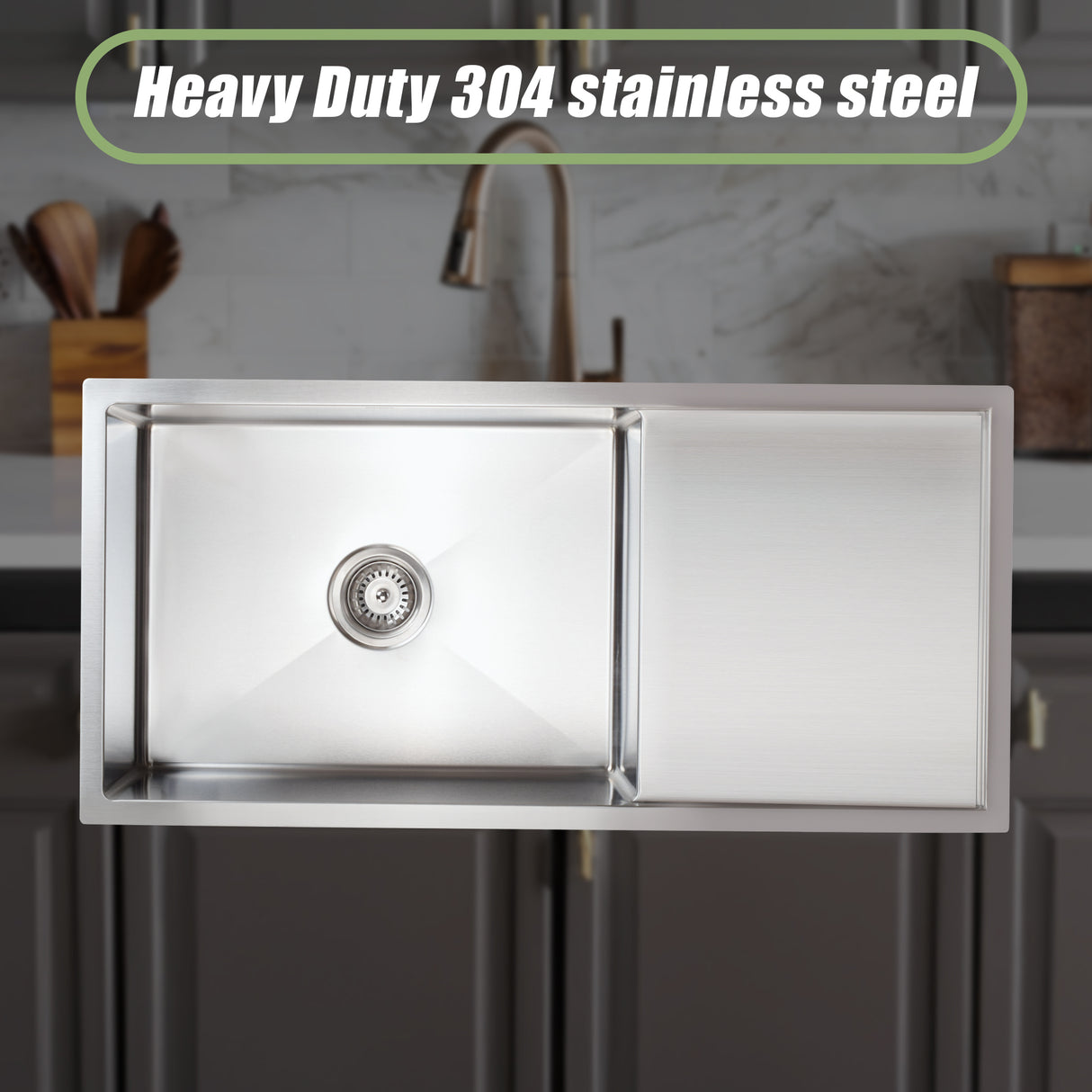Stainless Steel Sink - 950 x 450mm