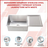 Stainless Steel Sink - 950 x 450mm