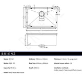 Stainless Steel Sink - 700 x 450mm