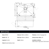 Stainless Steel Sink - 700 x 500mm