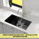 Stainless Steel Sink - 810 x 450mm
