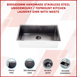 Stainless Steel Sink - 810 x 450mm