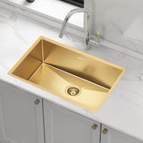 Stainless Steel Sink - 700 x 450mm - Front View
