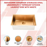 Stainless Steel Sink - 700 x 450mm