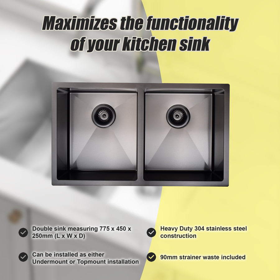 Stainless Steel Sink - 775 x 450mm