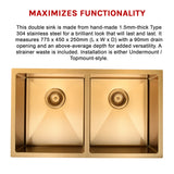 Stainless Steel Sink - 775 x 450mm