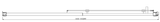 140-150cm Adjustable Wall to Wall Sliding Glass Shower Door in Black