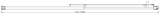 155-170cm Adjustable Wall to Wall Sliding Glass Shower Door in Chrome