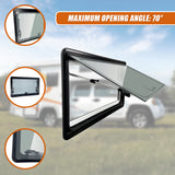 RV Caravan Camper Van Hinged Push Out Window Motorhome Exit Window 900mm x 500mm - Extra Image