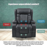 Lift Heated Leather Recliner Electric Massage Chair with USB port