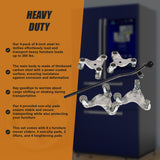 4 X All-purpose Dolly Metal Heavy Duty Furniture Mover Slider Set - Extra Image