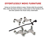 4 X All-purpose Dolly Metal Heavy Duty Furniture Mover Slider Set - Extra Image