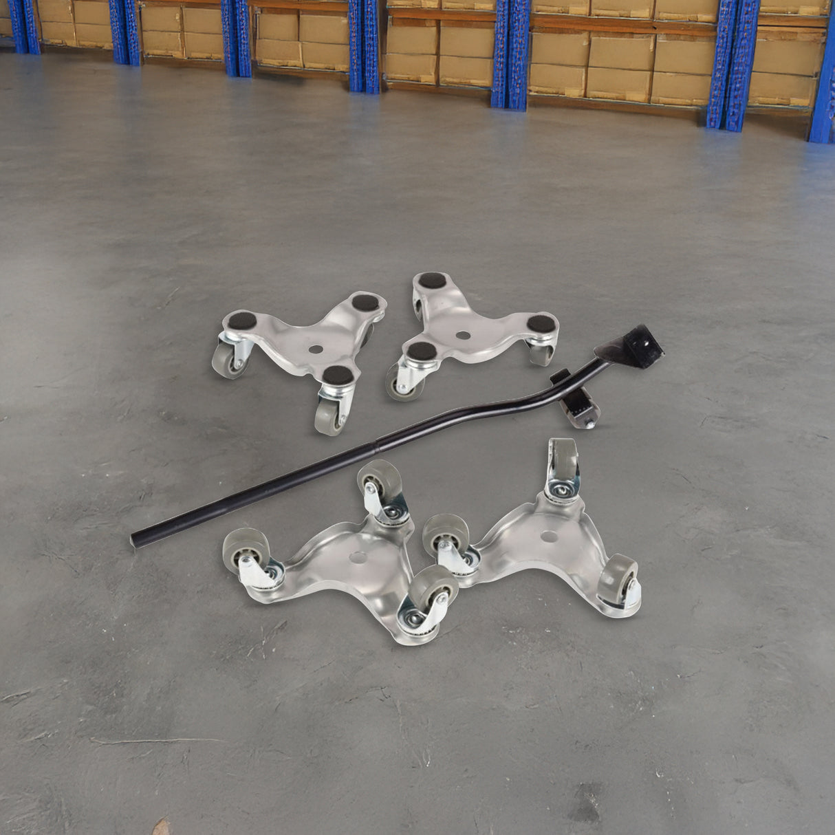 4 X All-purpose Dolly Metal Heavy Duty Furniture Mover Slider Set