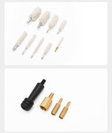 Universal Barrel All-purpose Gun Cleaning Kit for Rifle Pistol Shotgun Muzzleloader - Rear View