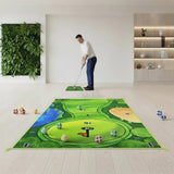 Casual Indoor Golf Putting Practice Set Golf Party Game Mats