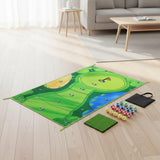 Casual Indoor Golf Putting Practice Set Golf Party Game Mats