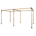 Roof Pergola Gazebo Shed Matte Black Steel Brackets DIY Kits