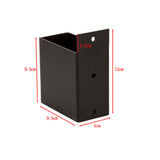 Roof Pergola Gazebo Shed Matte Black Steel Brackets DIY Kits - Extra Image