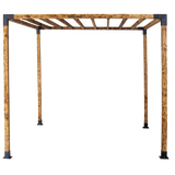 Roof Pergola Gazebo Shed Matte Black Steel Brackets DIY Kits