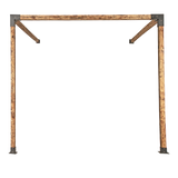 Roof Pergola Gazebo Shed Matte Black Steel Brackets DIY Kits