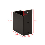 Roof Pergola Gazebo Shed Matte Black Steel Brackets DIY Kits - Extra Image