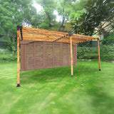 Roof Pergola Gazebo Shed Matte Black Steel Brackets DIY Kits - Extra Image