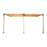 Roof Pergola Gazebo Shed Matte Black Steel Brackets DIY Kits - Extra Image