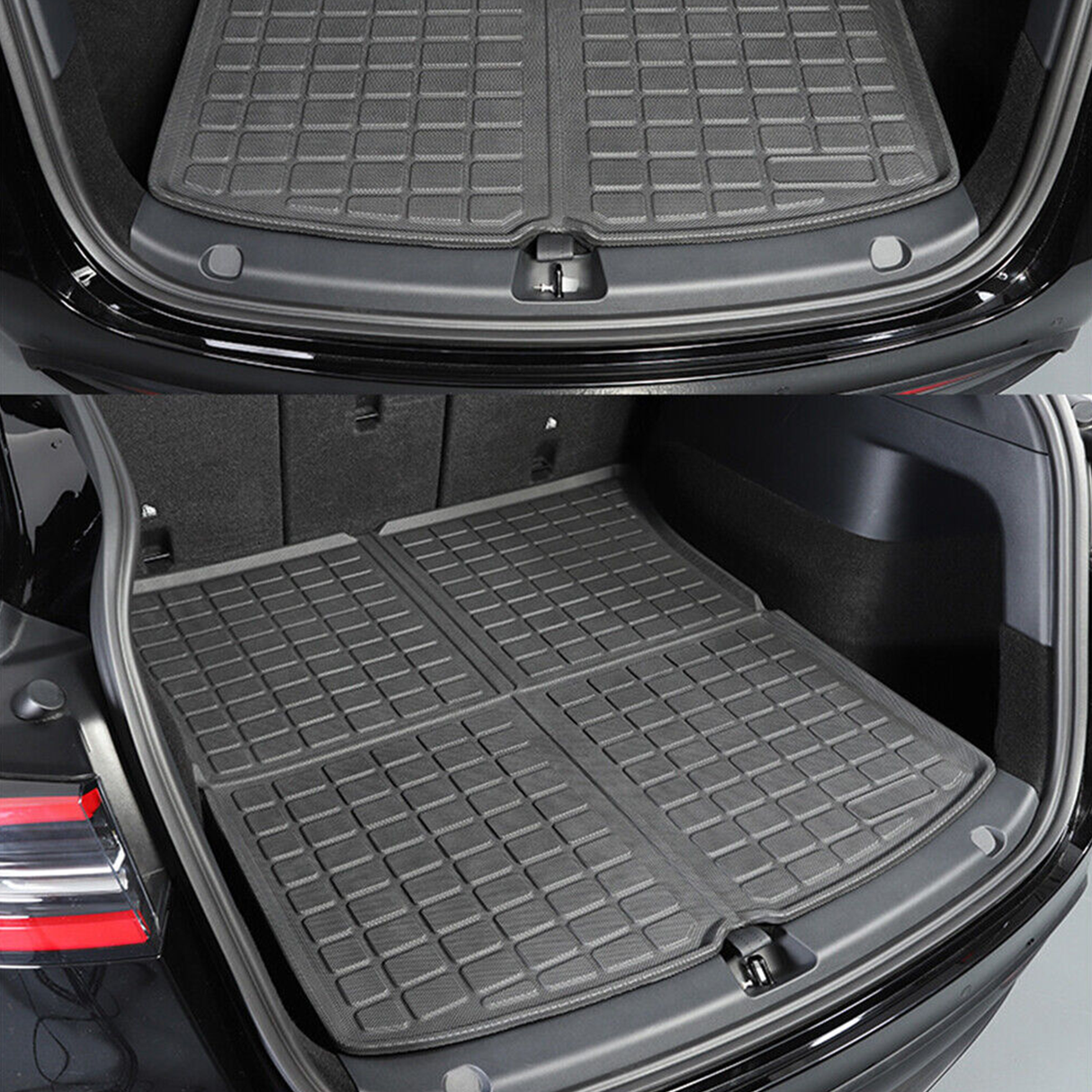 6 piece Tesla Model Y Floor Mats for Front and Rear Trunk Front Passenger and Driver Side