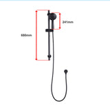 Hand Held Shower Rail Soap Dish Bathroom Set - Extra Image