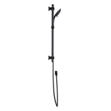 Hand Held Shower Rail Soap Dish Bathroom Set - Close-Up Angle