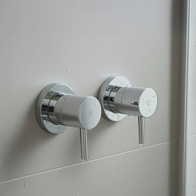 Bathroom Shower Bath Hot and Cold Mixer WATERMARK Certified in Chrome