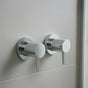 Bathroom Shower Bath Hot and Cold Mixer WATERMARK Certified in Chrome