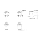 Bathroom Shower Bath Hot and Cold Mixer WATERMARK Certified in Chrome
