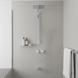 Bathroom Shower Bath Hot and Cold Mixer WATERMARK Certified in Chrome - Close-Up Angle