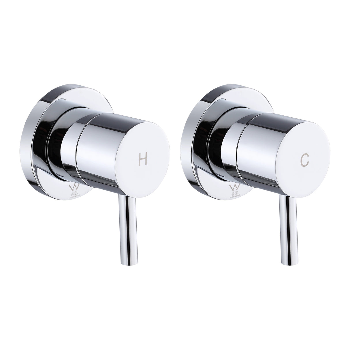 Bathroom Shower Bath Hot and Cold Mixer WATERMARK Certified in Chrome