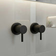 Bathroom Shower Bath Hot and Cold Mixer WATERMARK Certified in Black