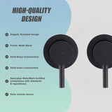 Bathroom Shower Bath Hot and Cold Mixer WATERMARK Certified in Black